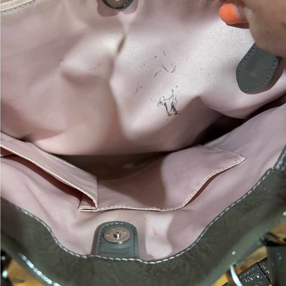 Coach Gray Ashley Dotted Op Carryall Bag‎ - Picture 10 of 15